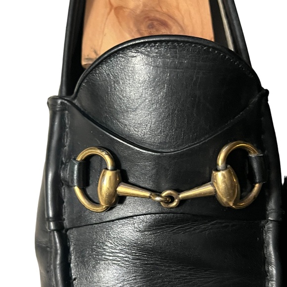 GUCCI VINTAGE 1953 Horsebit Loafers Mens US 8 Good Pre-Loved Condition - Picture 3 of 16